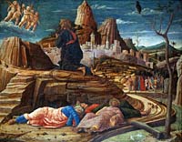 The Agony in the Garden by Andrea Mantegna