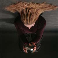 Studio shot of Lauren with the sphere